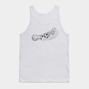 Ball System outlines Tank Top